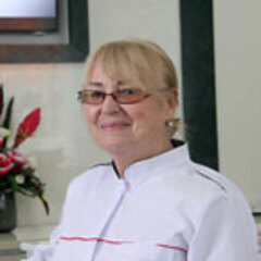 Laboratory assistant Galina Petrovna Kravchenko