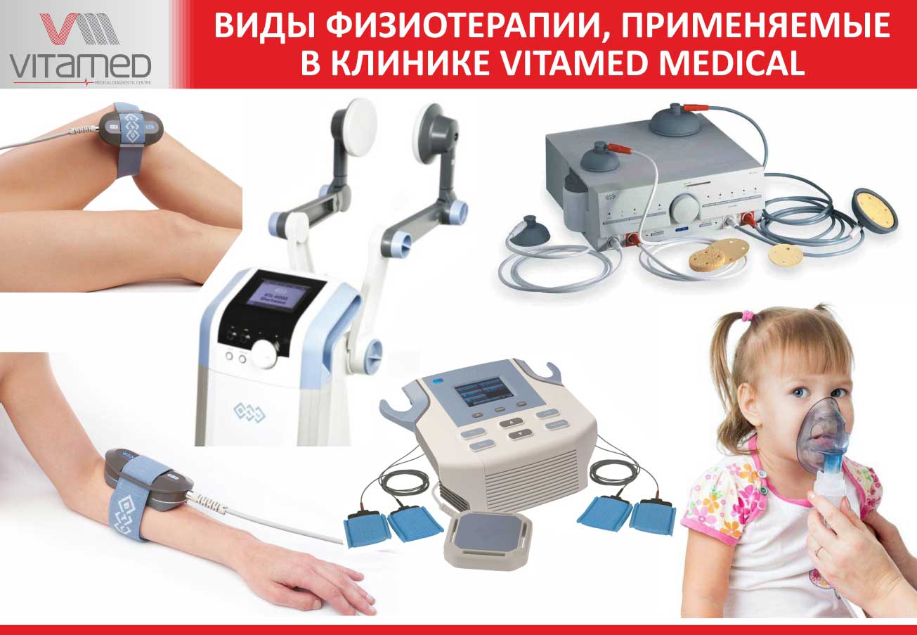 Виды физиотерапии, применяемые в клинике VITAMED MEDICAL